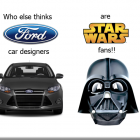 View "car design comparison to Darth Vader helmet"